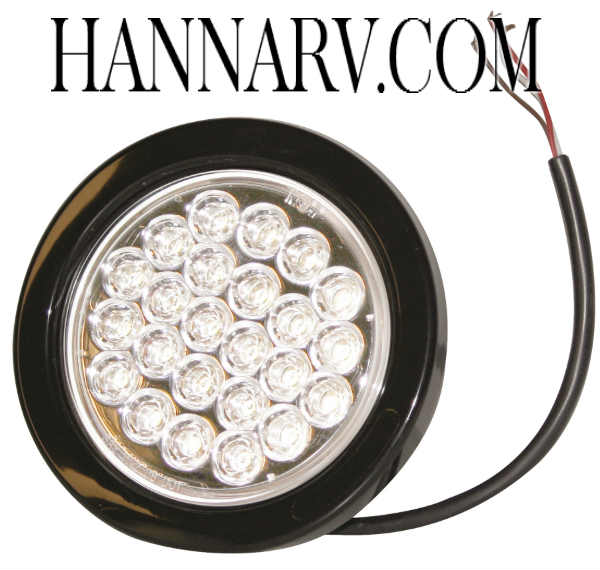 Buyers SL40CR Snowplow Round Recessed LED Clear Strobe Light - 4 Inch